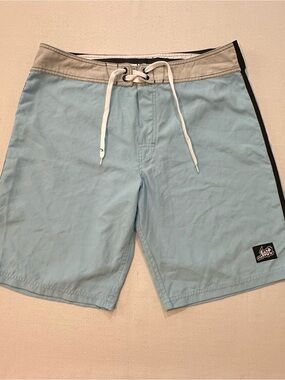 Lost Light Blue Board Shorts Men’s Size 34 Surf Swim Trunks